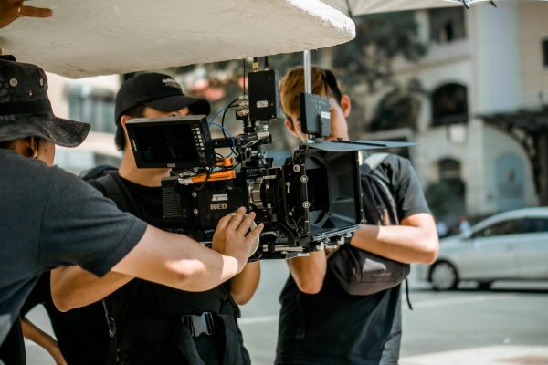 man holding camera